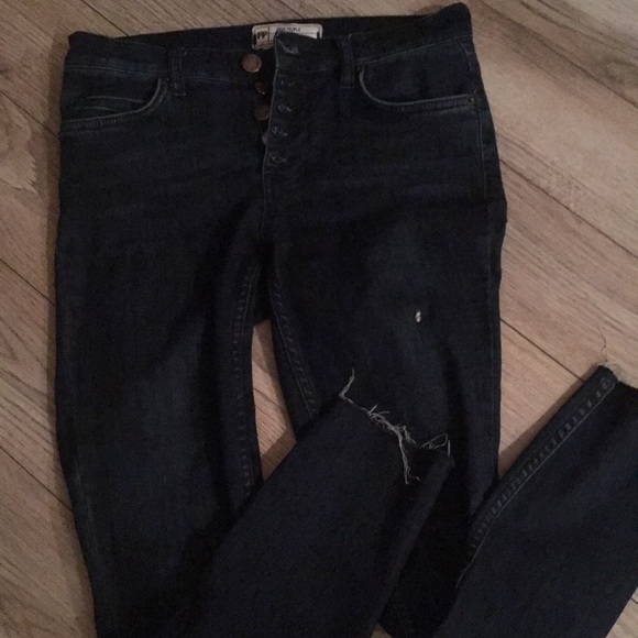 Free people high rise ankle jeans - Picture 2 of 4